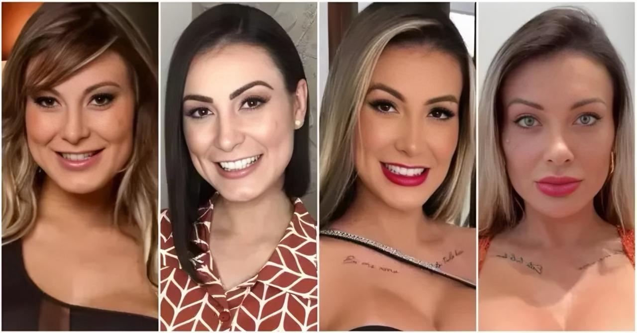 Da retirada de costelas à mudança da cor dos olhos: veja o antes e depois de Andressa Urach