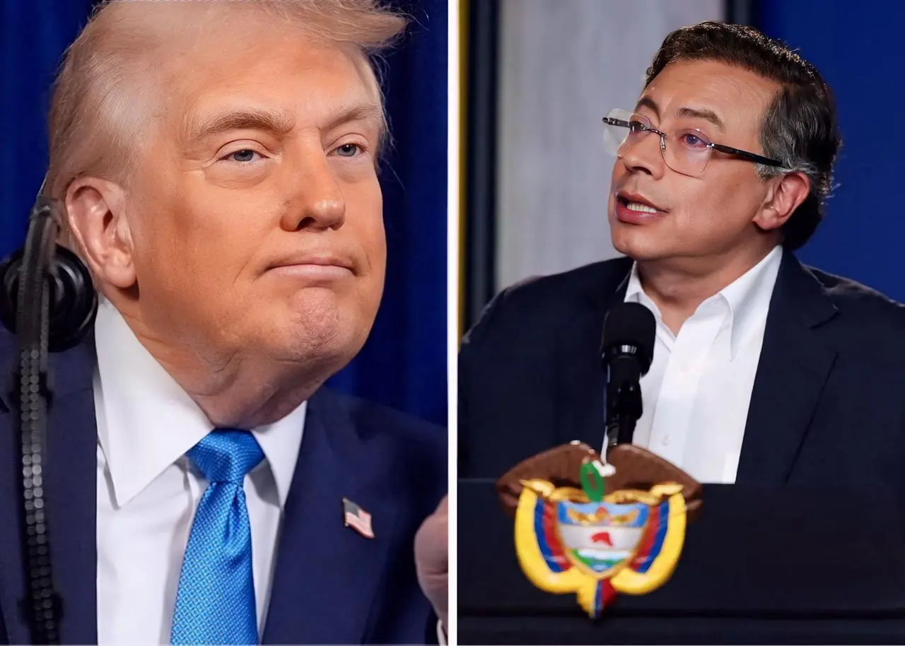 Donald Trump e Gustavo Petro || Reprodução: Google Imagens 