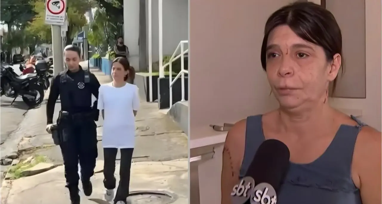 Mãe quebra silêncio após sofrer atentado a mando da própria  filha (Foto: Reprodução/SBT)