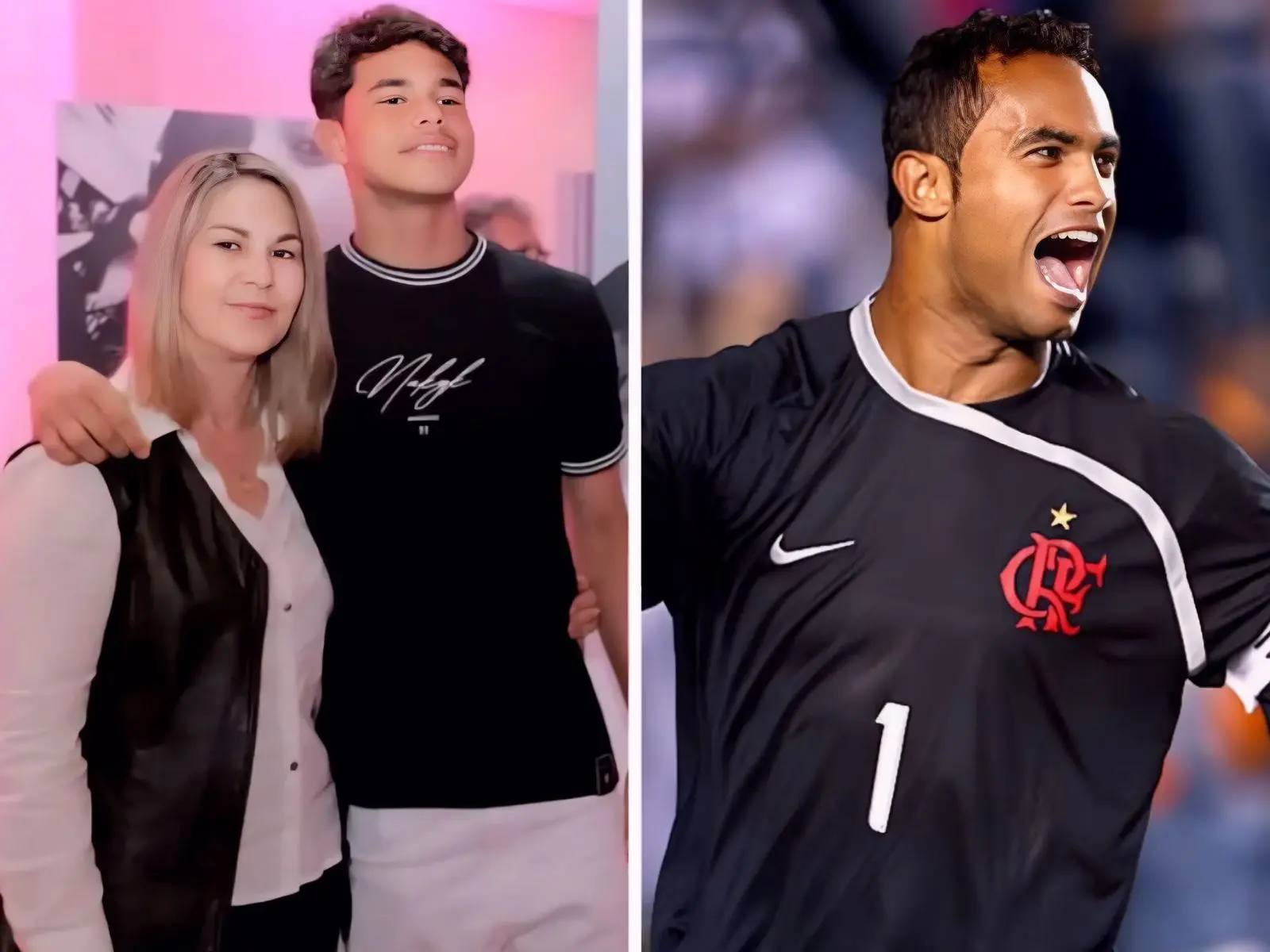 Sônia e Bruninho Samudio || Goleiro Bruno - Reprodução: Redes Sociais/Instagram 