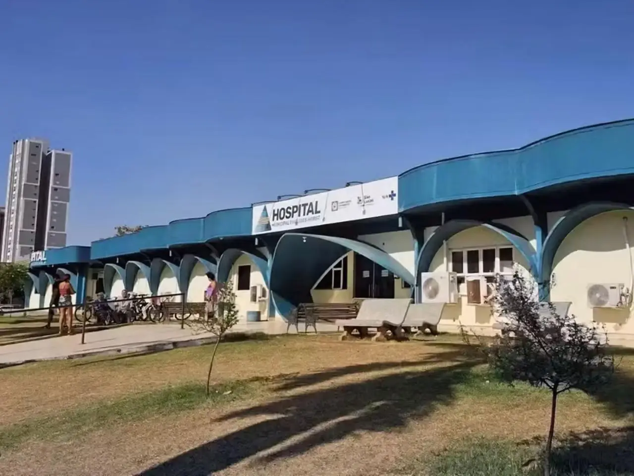 A vítima foi encaminhada para o Hospital Municipal Euclides || Reprodução: Redes Sociais 