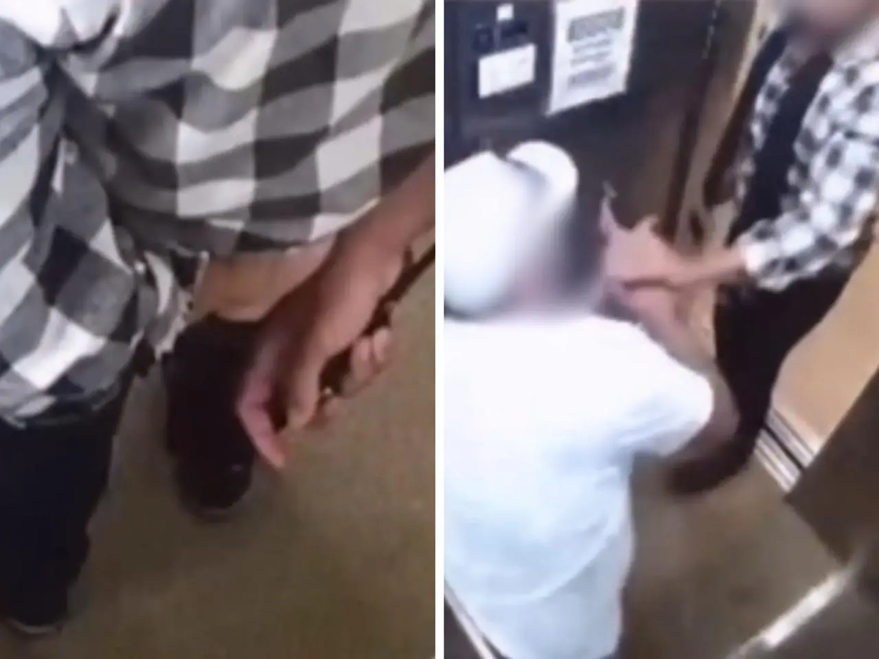 Homem arma emboscada e esfaqueia vizinho em elevador || Reprodução: Redes Sociais 