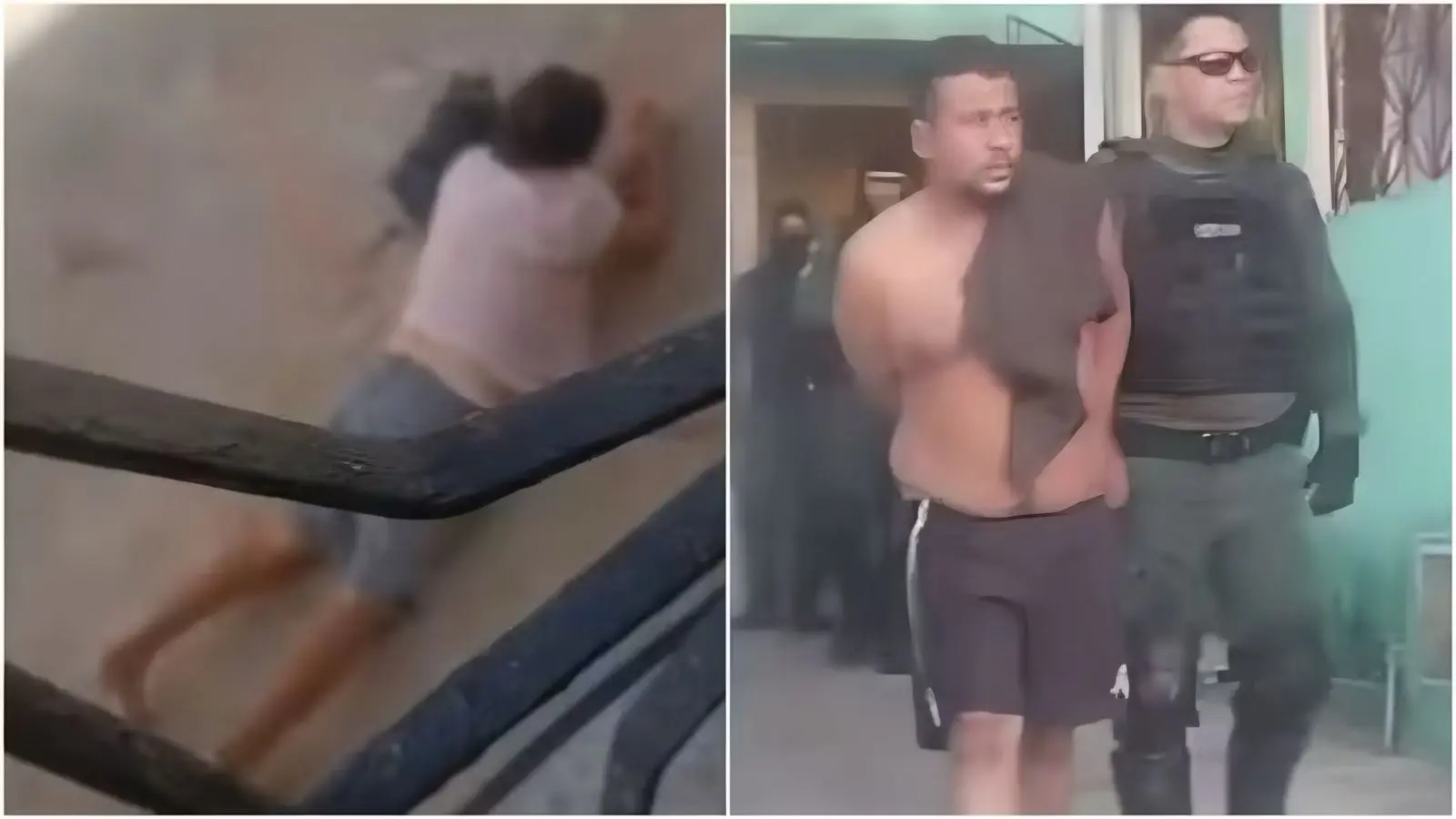 Filho é preso por arremessar a mãe idosa da janela de apartamento em Fortaleza (Foto: Reprodução)