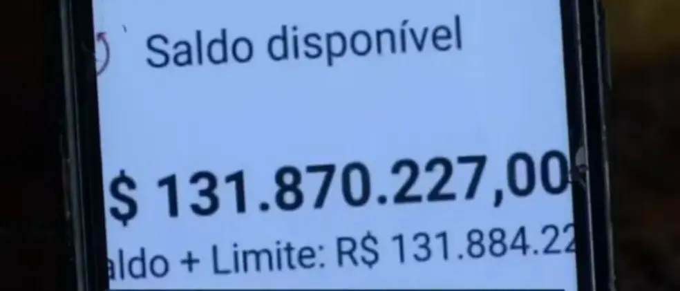 Homem recebeu quase R$ 132 milhões por engano  (Foto: Reprodução/TV Anhanguera)