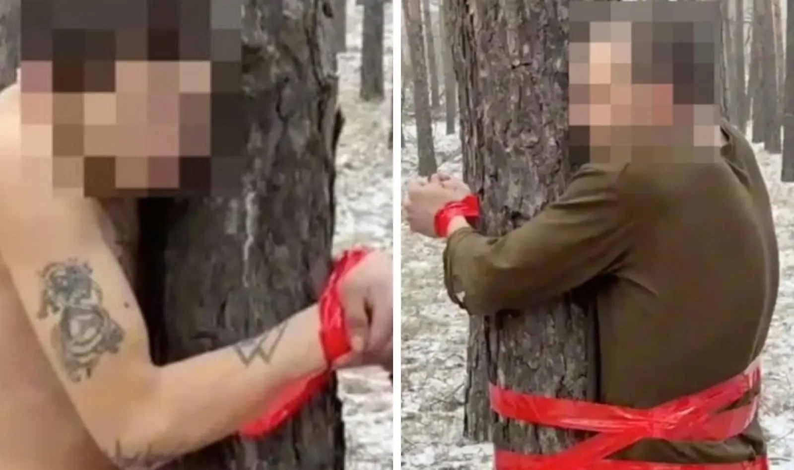 Exército russo recorre a tortura medieval para conter indisciplina de soldados || Reprodução: Redes Sociais 