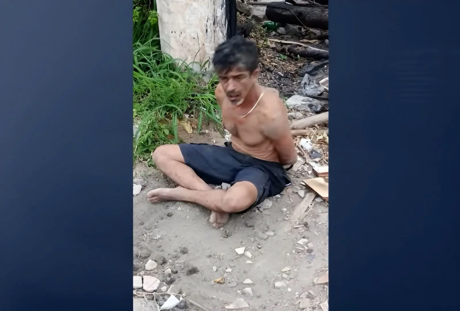 Mulher escapa de cárcere privado e tortura após ser atraída para emboscada pelo ex-companheiro (Foto: Reprodução/SBT)
