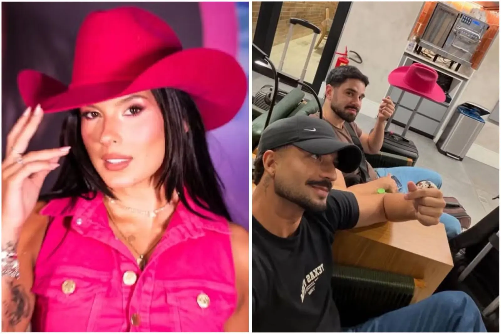 Fotos mostram indícios da aproximação de Ana Castela e influenciador (Foto: Reprodução/Redes sociais)