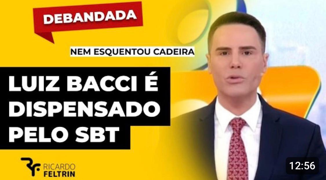 Bacci segue contratado do SBT e desde o ano passado havia sinalizado que deixaria o jornalismo diário.