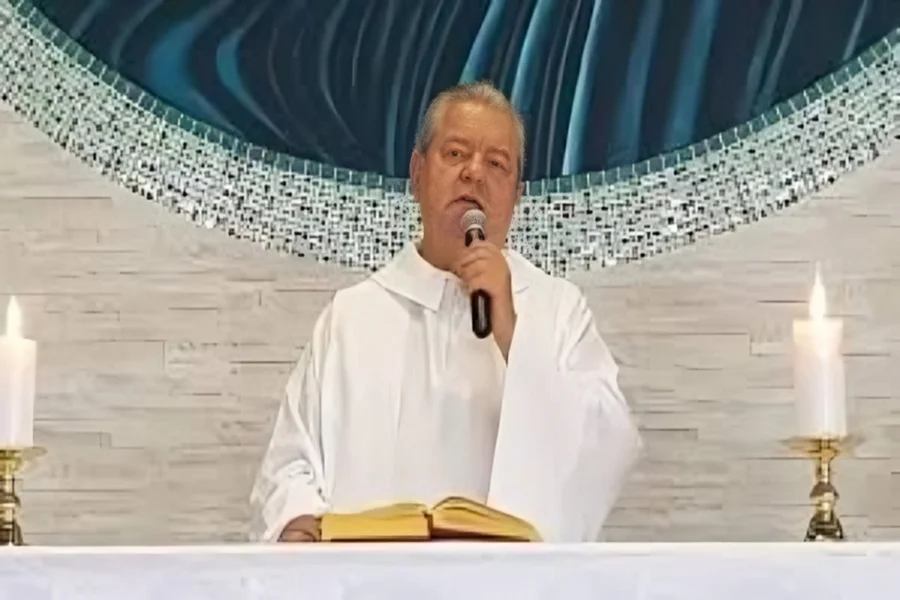 Ex-padre Bernardino Batista dos Santos (Reprodução/Paróquia Cristo Rei)