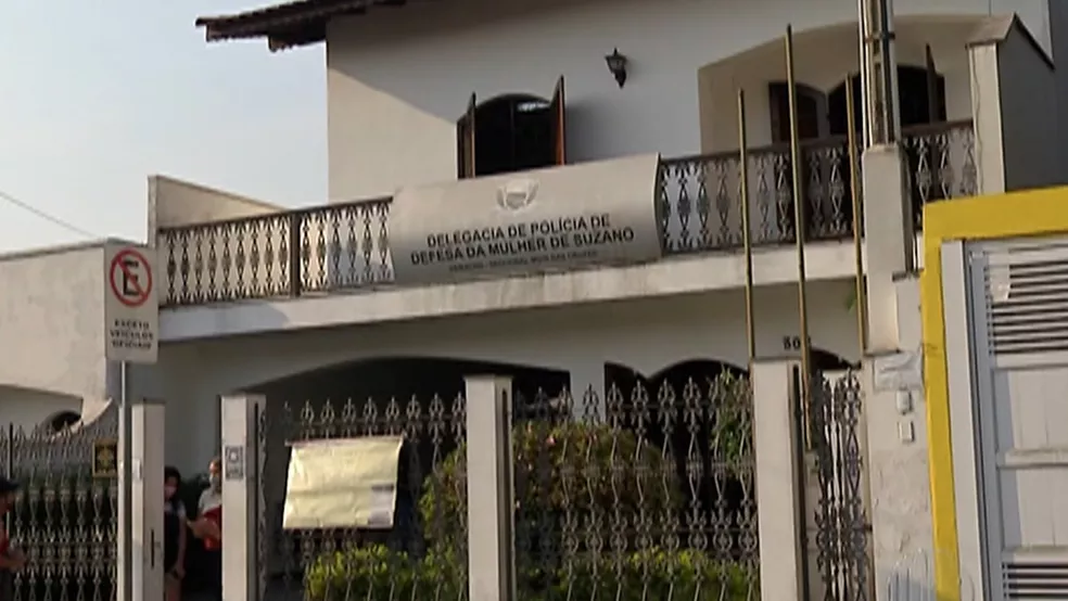 Delegacia da Mulher de Suzano (Foto: Reprodução/TV Diário)