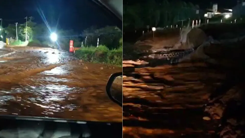Dique do Vale rompida (Reprodução/Itatiaia)