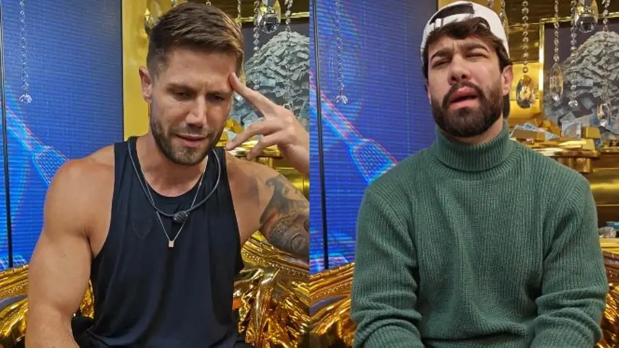 BBB 26: participantes reagem à expulsão de Paulo Augusto. Reprodução: TV GLOBO/GSHOW
