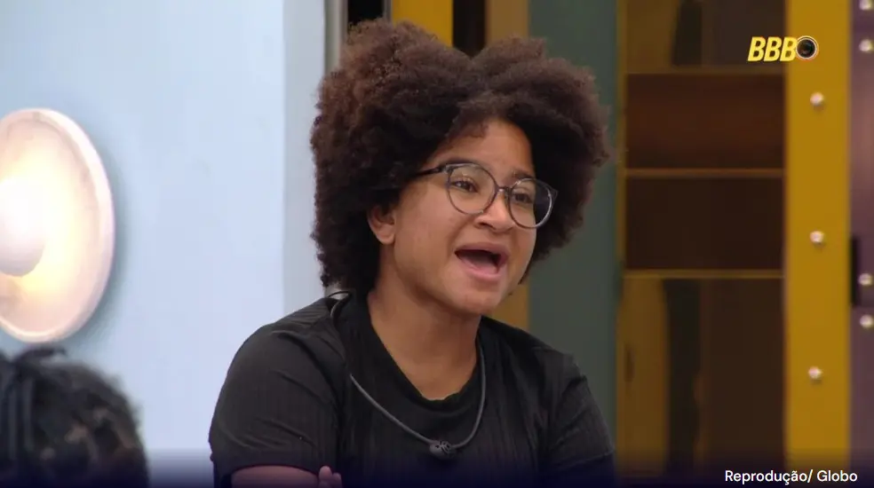 Milena se revolta após levar punição gravíssima no BBB 26 - Foto: reprodução/Globoplay
