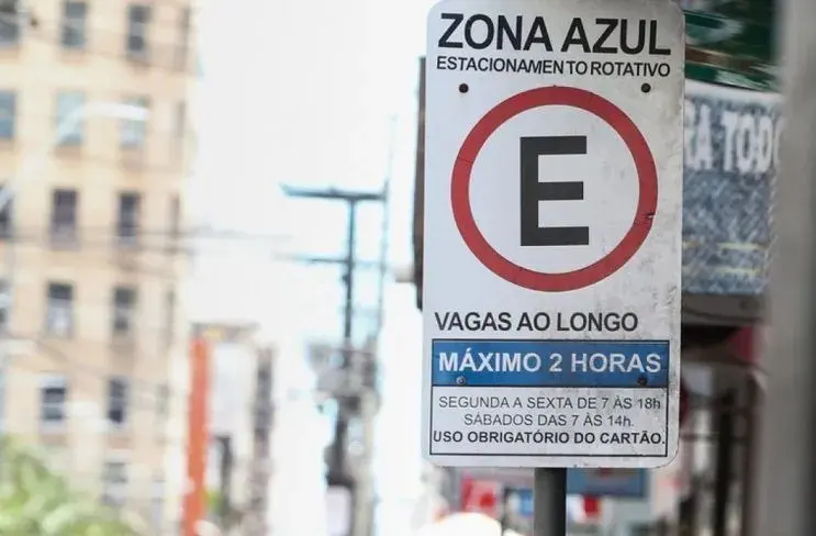 Tarifa da Zona Azul sofre reajuste e passa a custar R$ 6,95 nas ruas de São Paulo - Foto: divulgação/Prefeitura SP