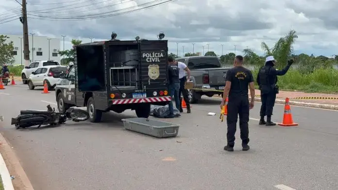 Idoso tenta manobra arriscada em motocicleta e provoca acidente fatal