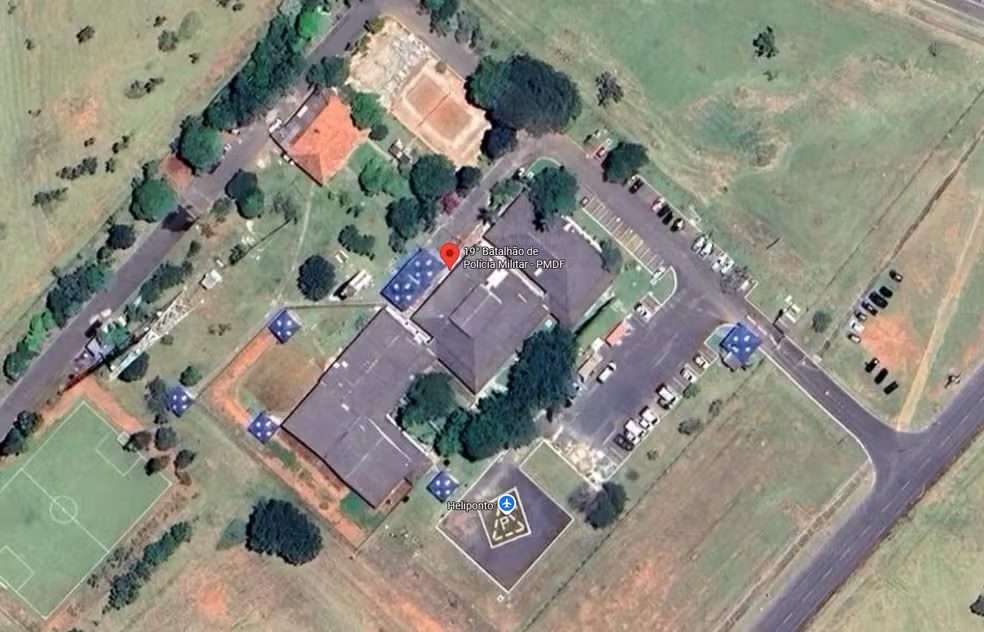 19º Batalhão da Polícia Militar, conhecido como 'Papudinha' (Foto: Foto: Google Maps / Reprodução)