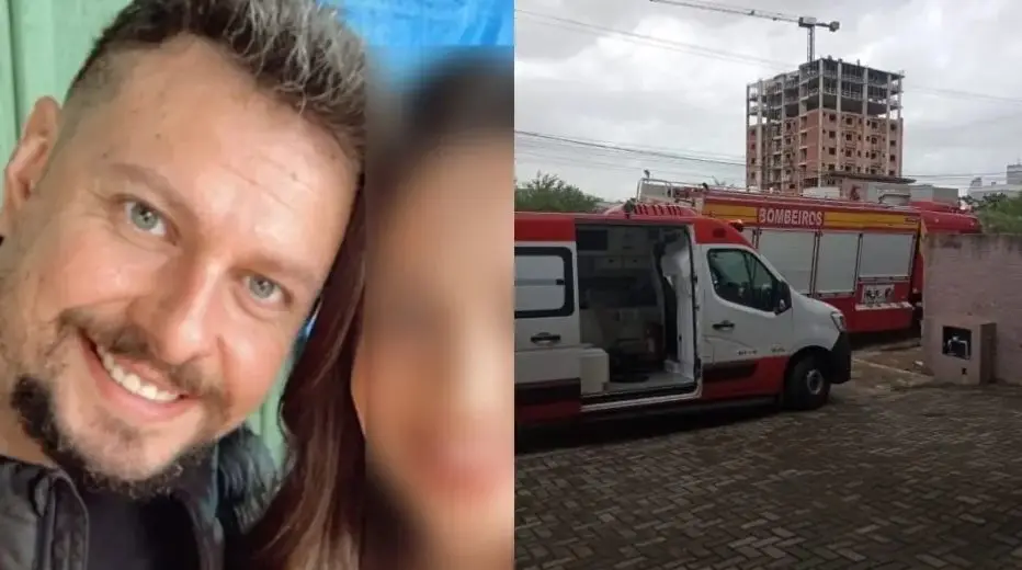 Homem morreu prensado por placa de mármore (Foto: Reprodução / Redes Sociais)