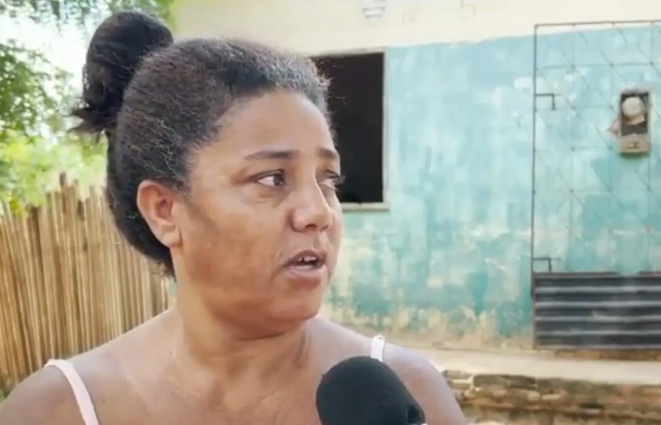 Avó das crianças deu entrevista (Foto: Reprodução / TV Mirante)