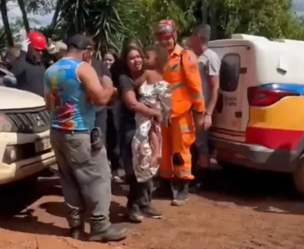 Romeu Zema publicou mensagem celebrando resgate (Foto: Polícia Militar MG)
