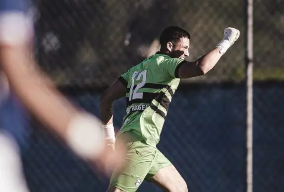 Pedro Rangel marcou gol a partir do tiro de meta (Foto: Reprodução / Redes Sociais)