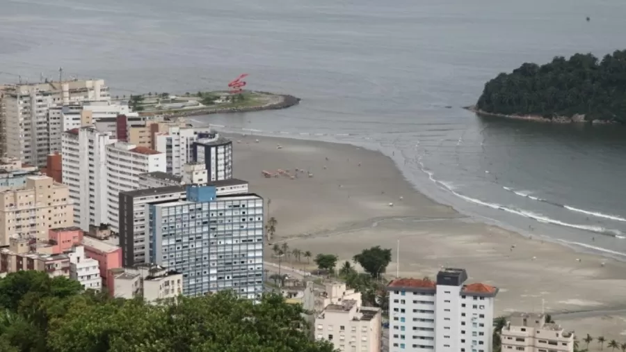 Ossada é encontrada (Foto: Divulgação/Prefeitura de Santos)