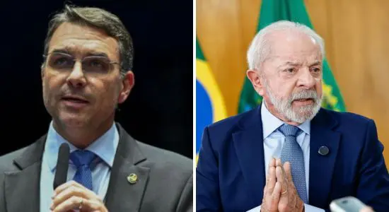Flávio e Lula com altos índices de rejeição (Foto: Reprodução & Ricardo Stuckert / PR)