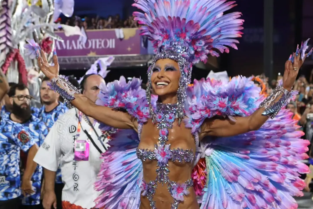 Destaques do Carnaval: Mocidade, Gaviões e Império dominam o Anhembi no 2º dia de desfiles (Foto: Woody Henrique/ Liga-SP)