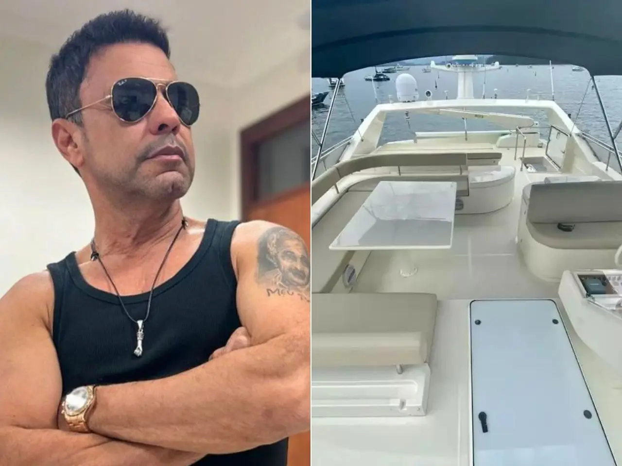 Zezé Di Camargo compra iate milionário em Balneário Camboriú; veja fotos