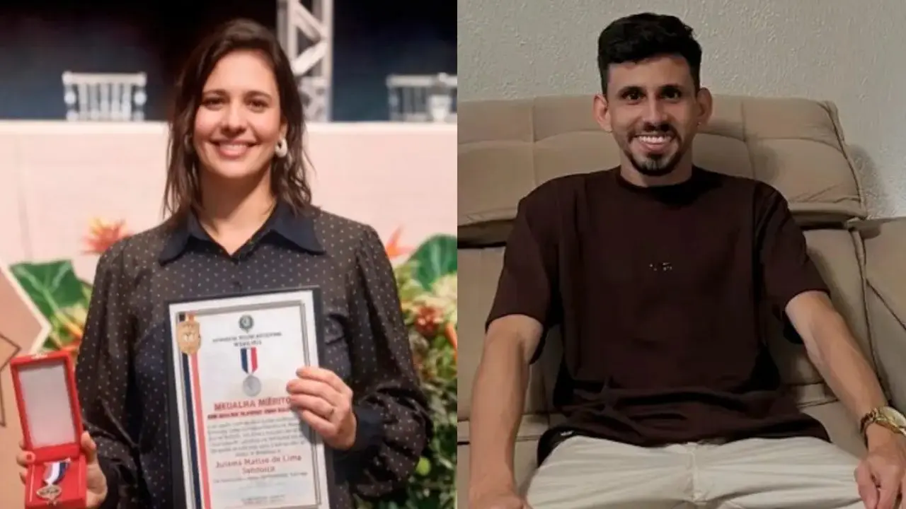 Professora e aluno (Reprodução/Redes Sociais)