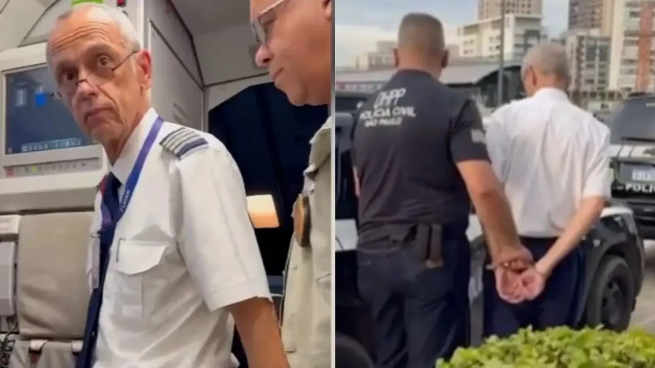 Piloto da Latam é demitido (Reprodução/Polícia Civil)