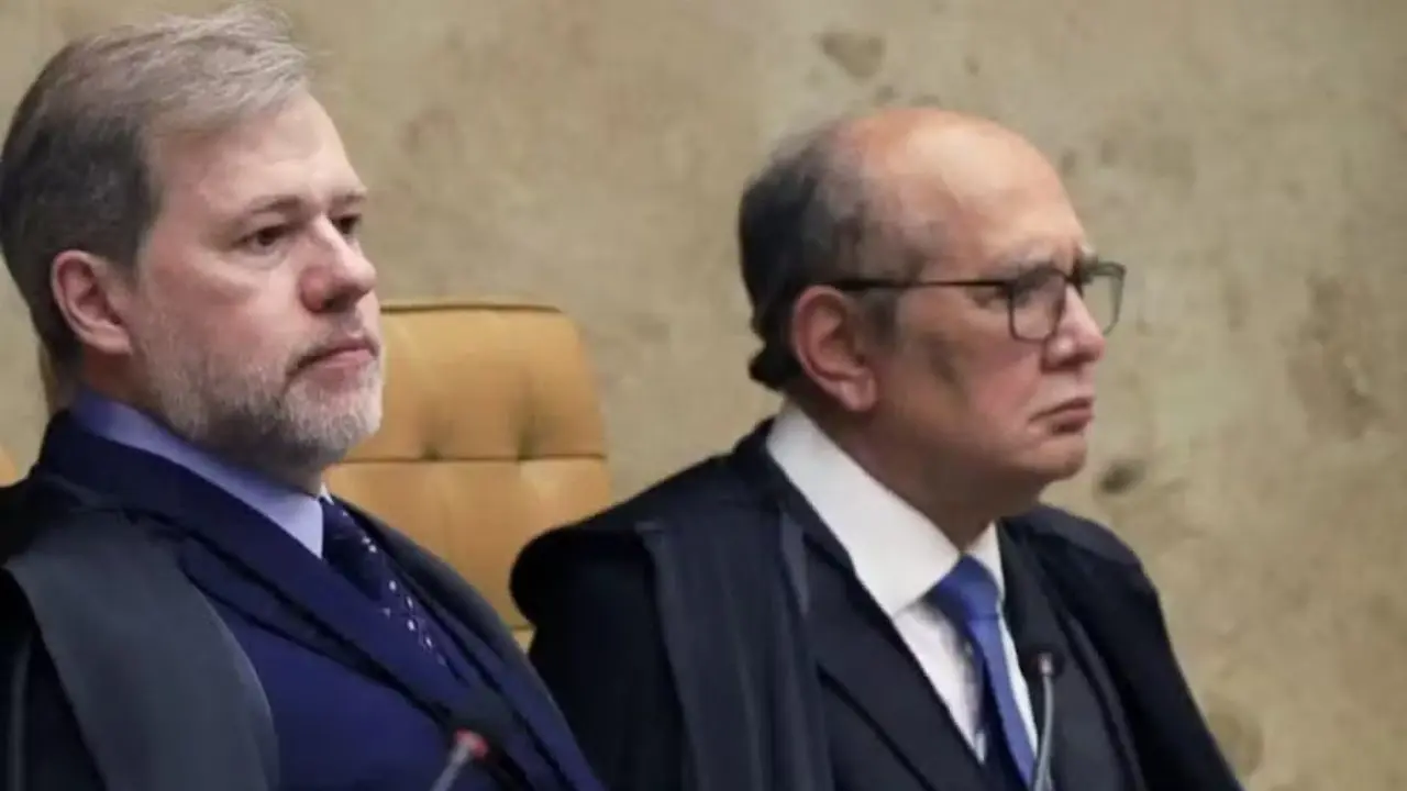 Ministros Dias Toffoli e Gilmar Mendes (Foto: Nelson Jr./STF)