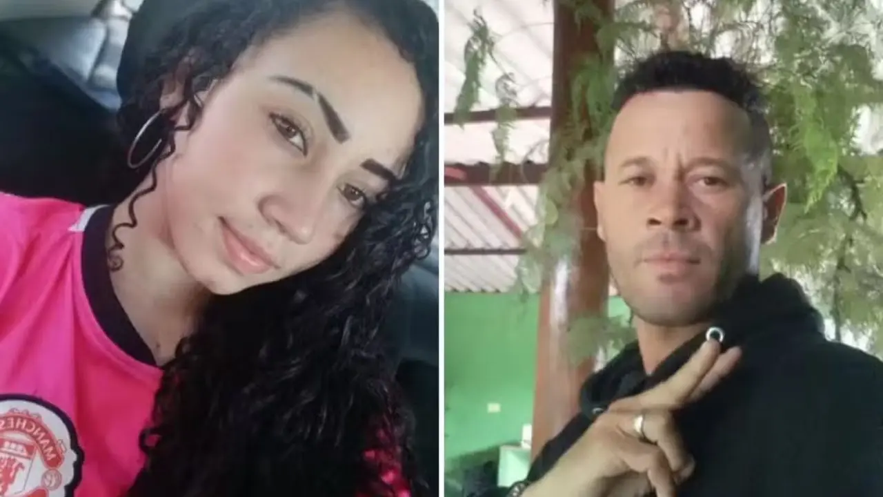 Thaís Lorrany Soares Sales, encontrada morta em sítio, e João José Romão principal suspeito (Foto: Reprodução/EPTV)