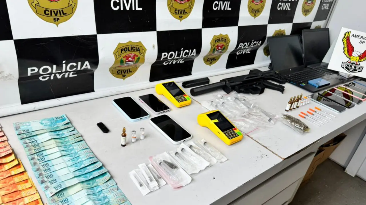 Material foi apreendido (Reprodução/SSP-SP)