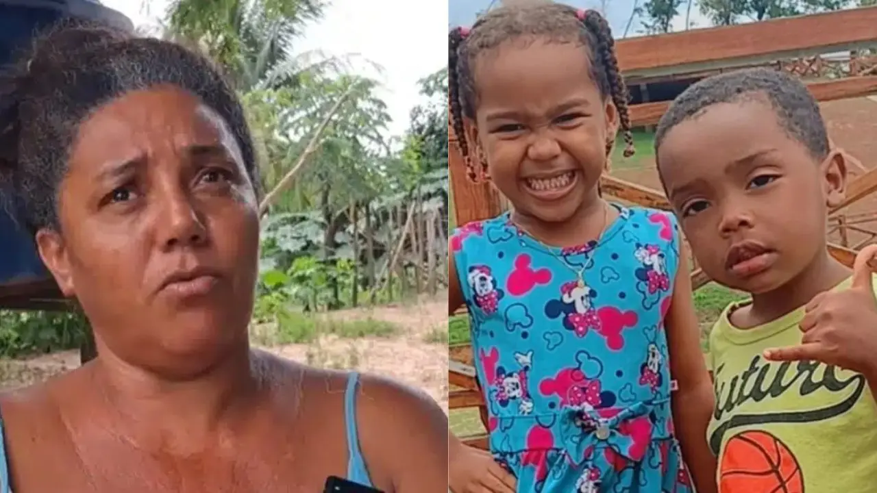 Avó das crianças desaparecidas em Bacabal (Foto: Reprodução)