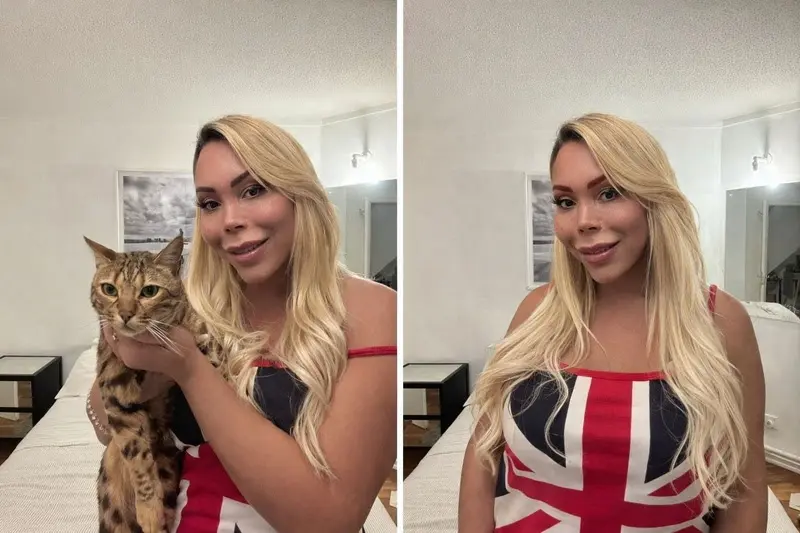 Influenciadora brasileira ganha a vida sendo ‘babá felina’ (Foto: Redes Sociais)