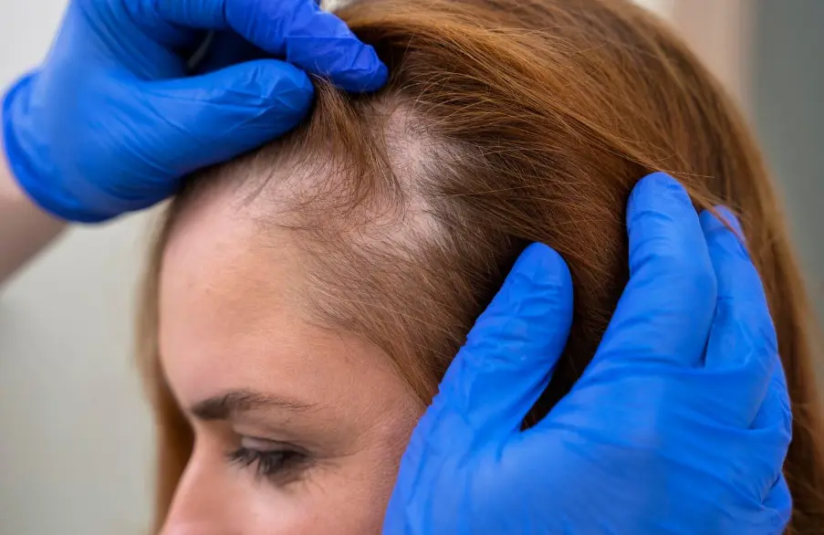 Alopecia androgenética (Reprodução/Freepik)