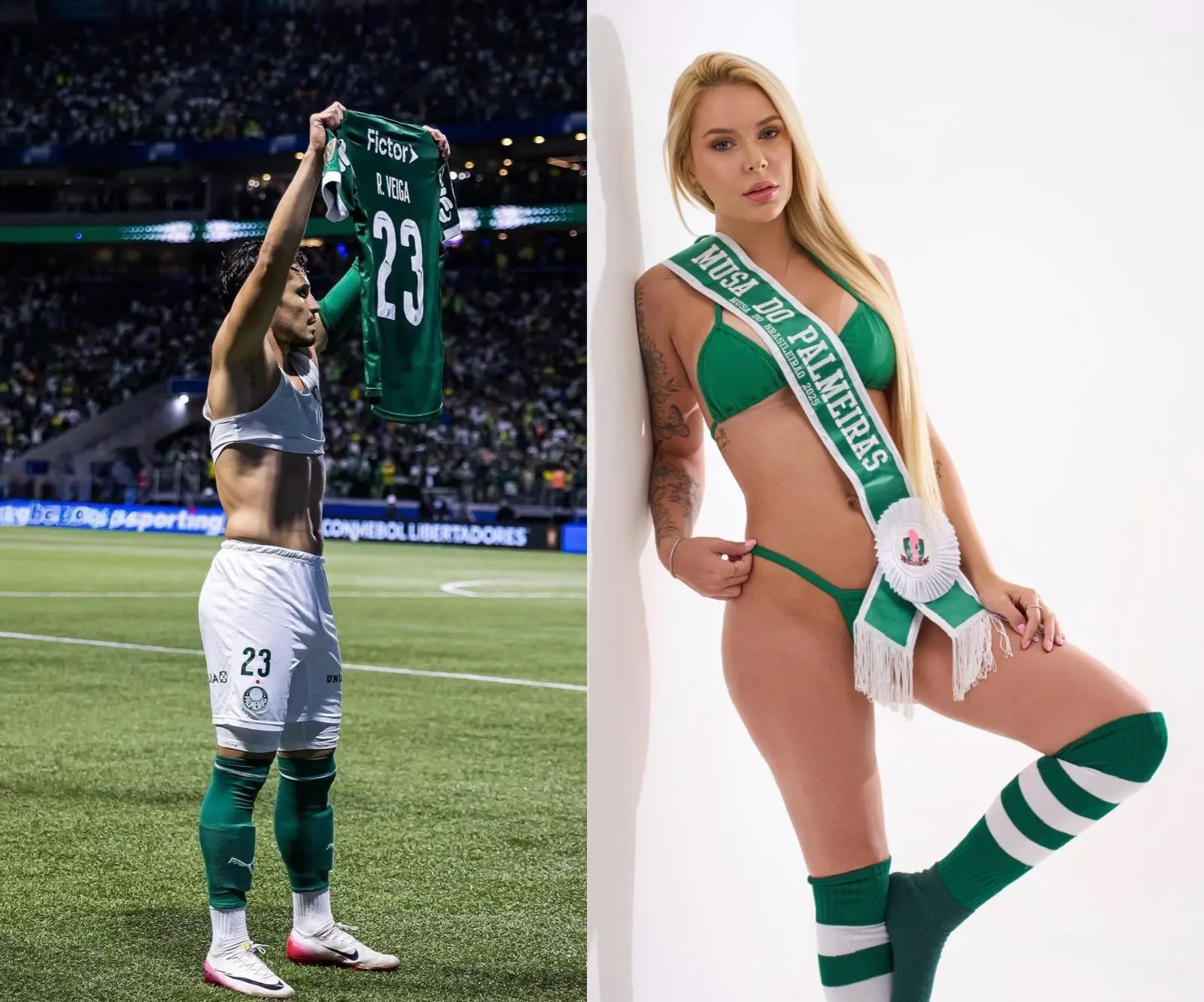Musa do Palmeiras promete assinatura vitalícia de conteúdo adulto por item de jogador (Foto: Divulgação)