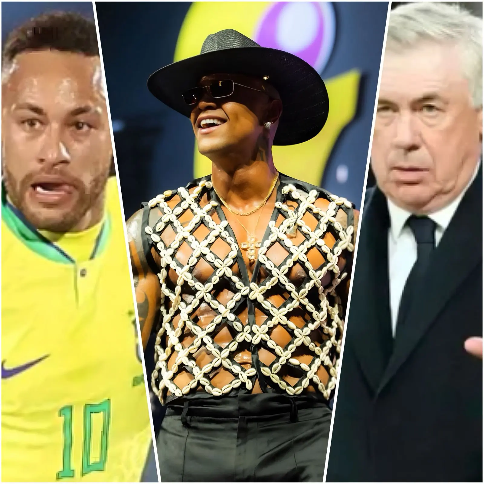 'Coloca o Neymar': Léo Santana dá 'pitaco' na Seleção de Ancelotti durante carnaval  (Foto: Reprodução/Redes sociais)
