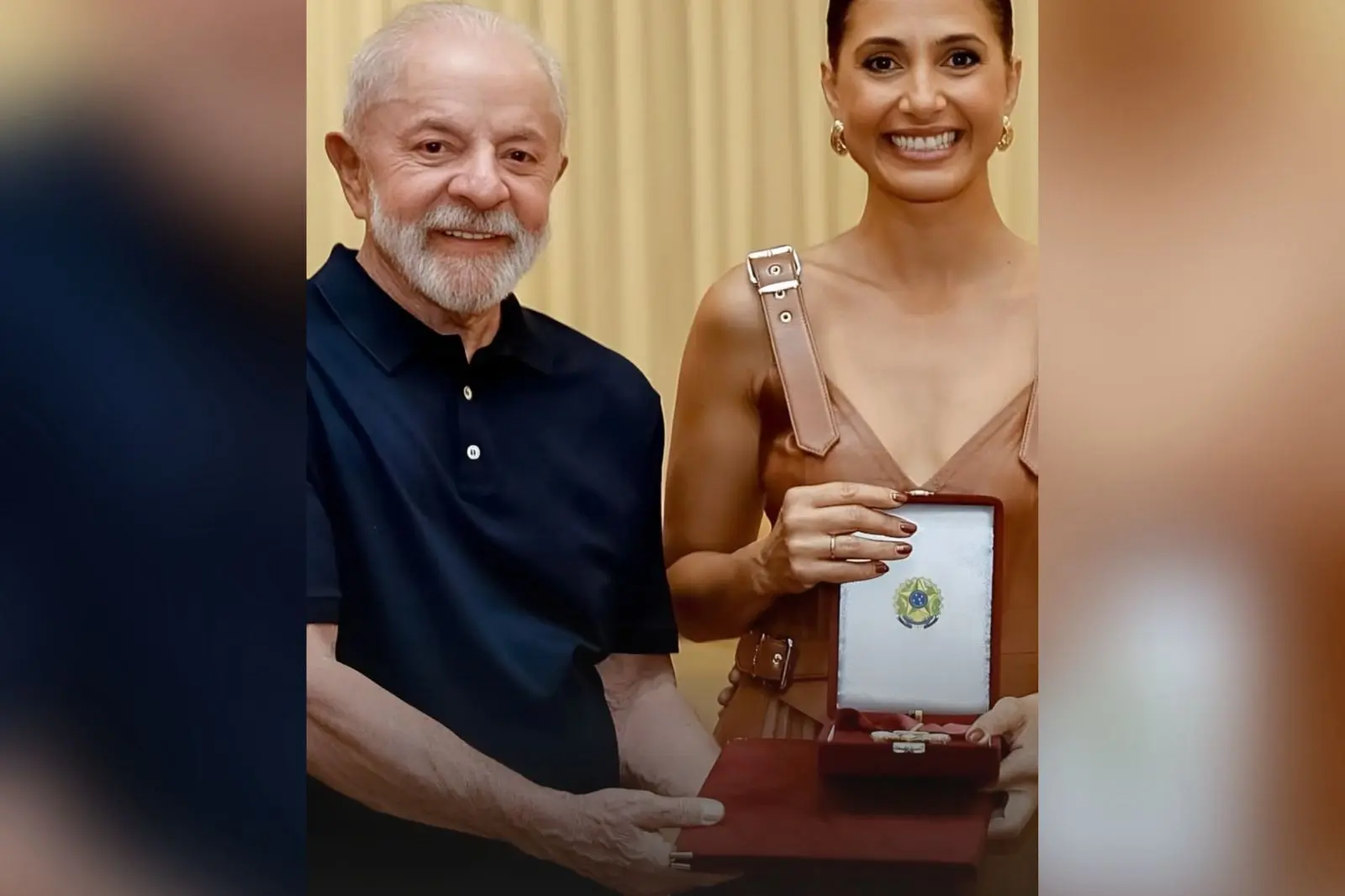 'Lula tem que ser celebrado', diz Camila Pitanga sobre desfile em homenagem ao presidente (Foto: Reprodução)