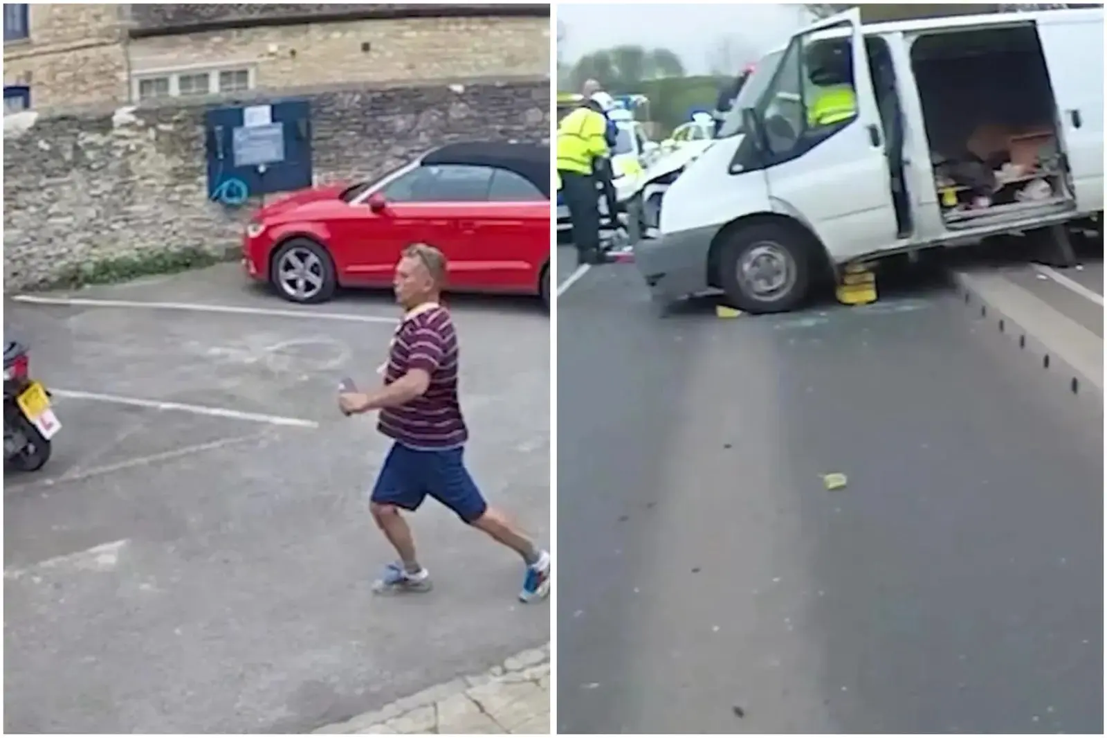 Vídeo mostra motorista embriagado antes de atropelar duas pessoas (Foto: Reprodução)