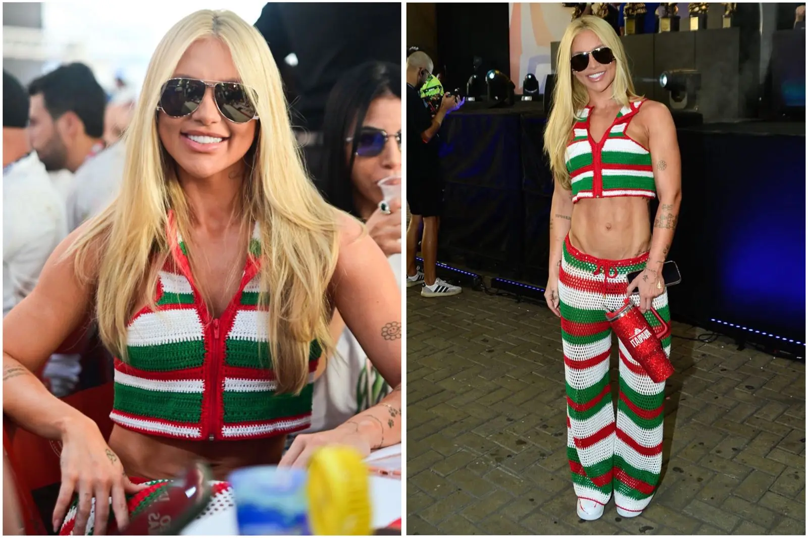 Valor do look de crochê de Virginia na apuração de carnaval surpreende; veja o preço (Foto: Reprodução/Redes sociais)