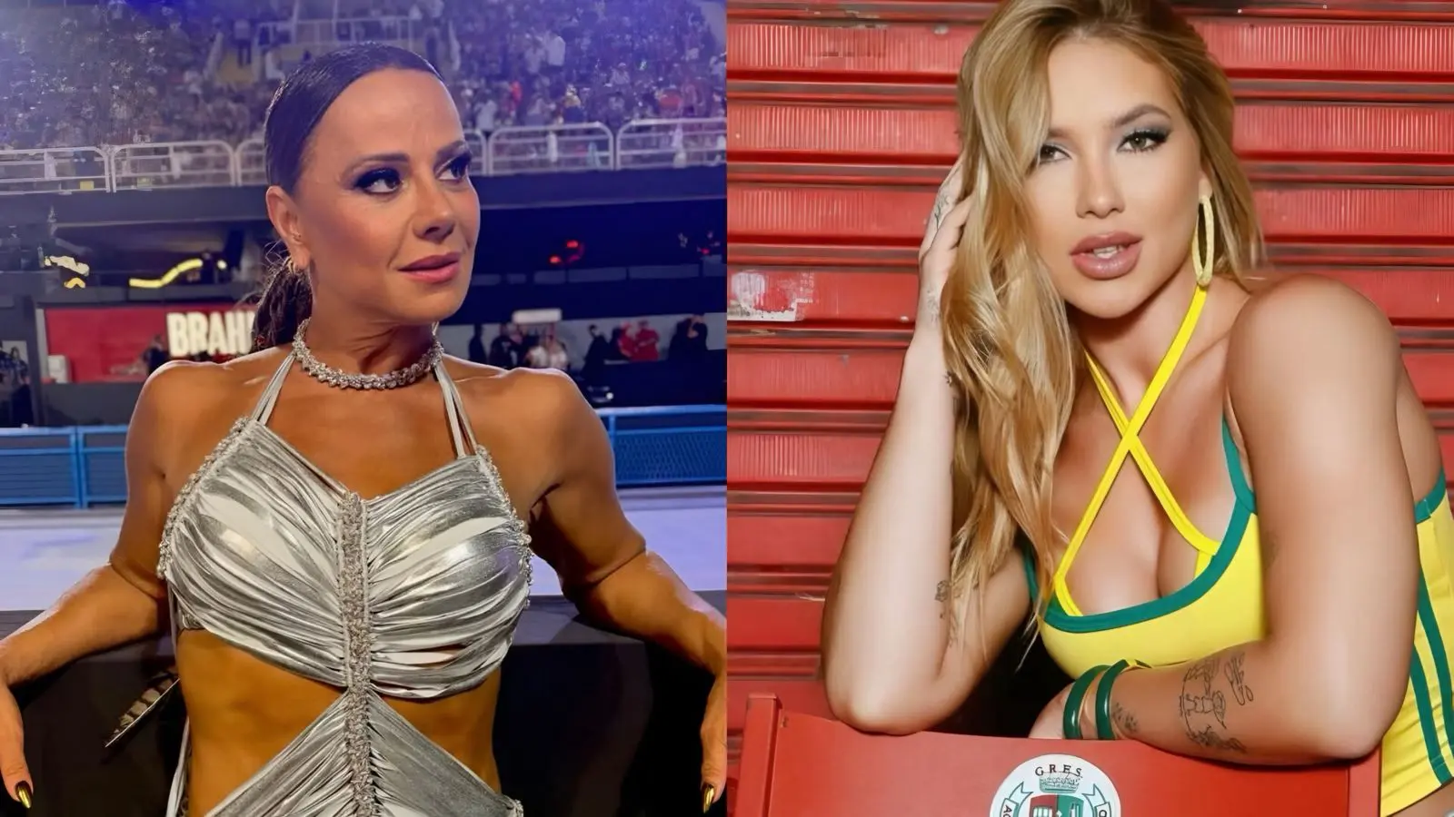 Viviane Araújo critica fantasia de Virginia na frente da influenciadora (Foto: Reprodução/Redes sociais)
