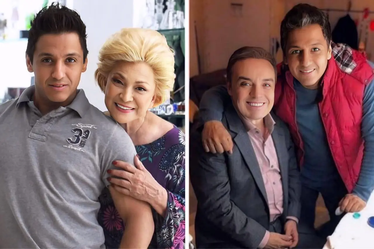 Eduardo Sacchiero com Hebe Camargo e Gugu || Imagens/Reprodução: Redes Sociais 