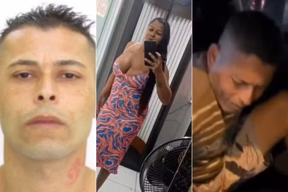 Ex-marido preso (Foto: Reprodução)