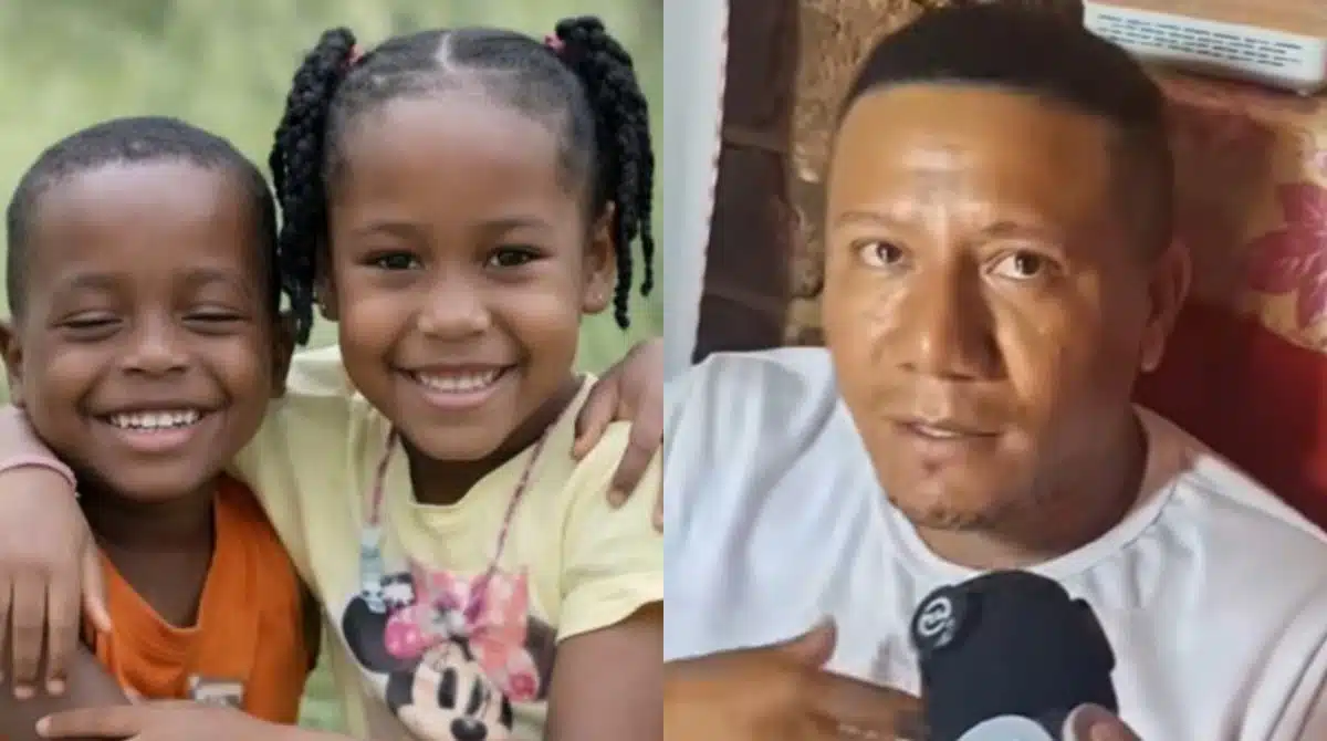Crias desparecidas e padrasto (Foto: Reprodução)