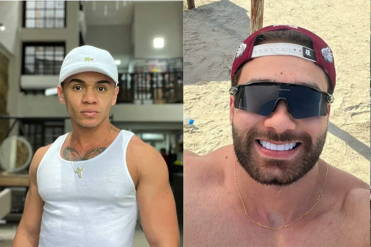 Cabeleireiro morre após ser esfaqueado em briga no litoral (Denilson, à esquerda, e Alysson, à direita)