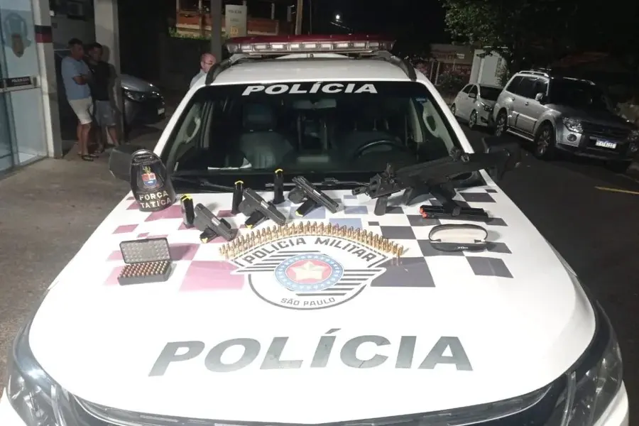 CAC é preso após atirar contra vizinho por som alto em condomínio de luxo em Limeira - Foto: Divulgação/PMSP