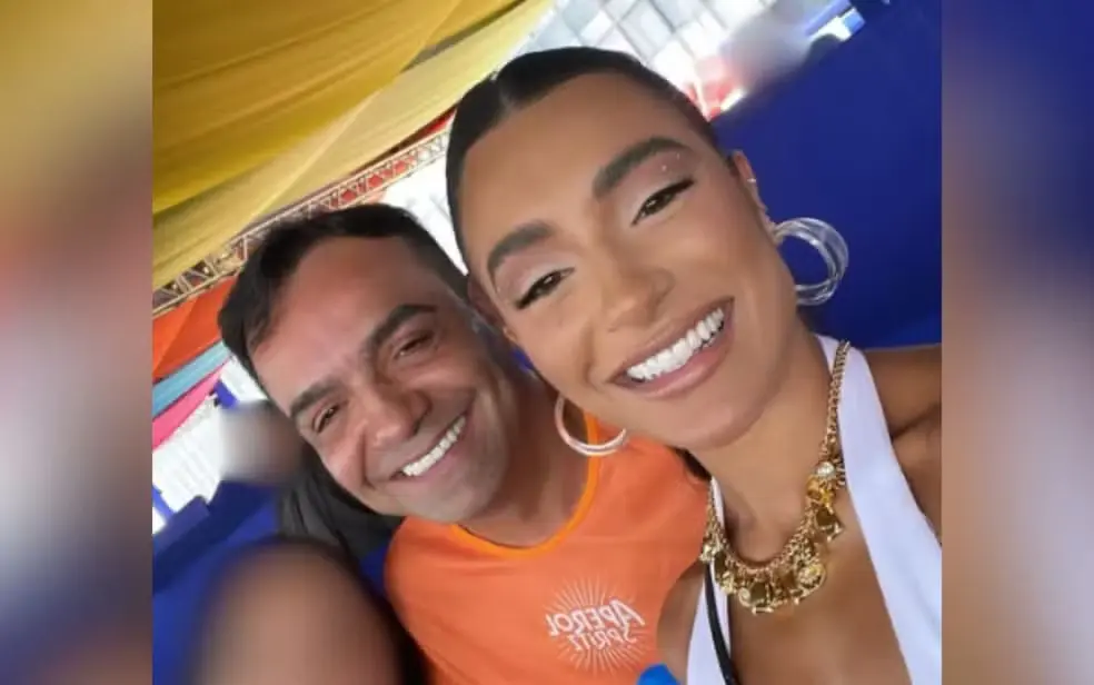 Dyogo e Duda em fevereiro do ano passado — Foto: Facebook de Dyogo Hilario