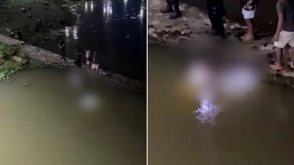Corpo de homem é encontrado boiando em rio debaixo de ponte no Piauí  (Foto: Fala Tu Piripiri)