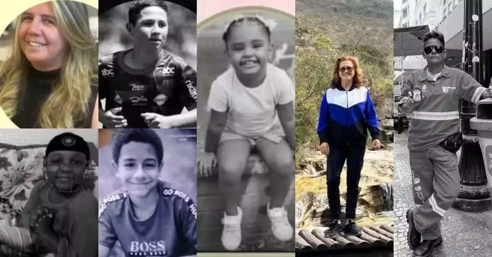 Conheça as vítimas das chuvas em Juiz de Fora (Foto: Reprodução/Redes sociais)